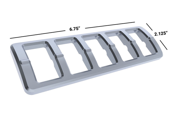 GT40 Style Switch Set with Billet Aluminum Switch Panel – Scout or Die